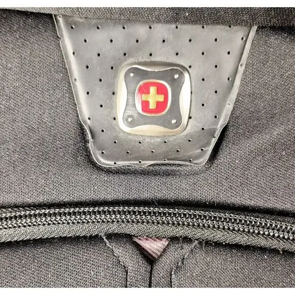 Swiss Gear Wenger padded laptop bag briefcase shoulder strap 18" x 13" black - Picture 4 of 13